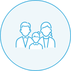 家族登録可のイメージ